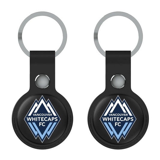 Vancouver Whitecaps Insignia Black Airtag Holder 2-Pack