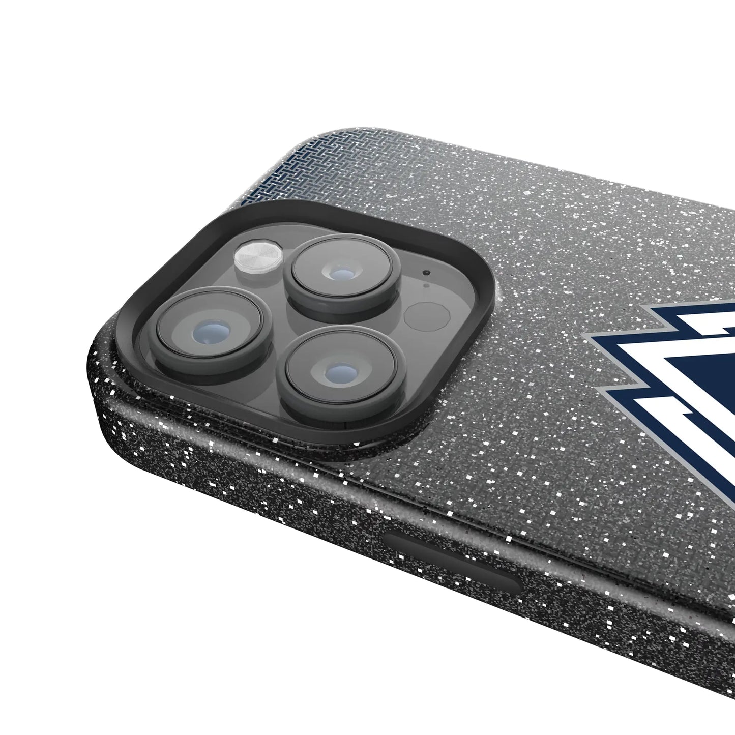 Vancouver Whitecaps Linen Black Bling Phone Case for Apple iPhone