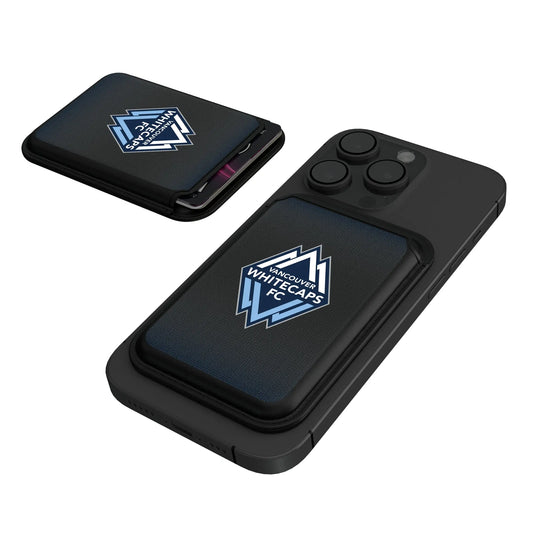 Vancouver Whitecaps Linen Black Magnetic Credit Card Wallet