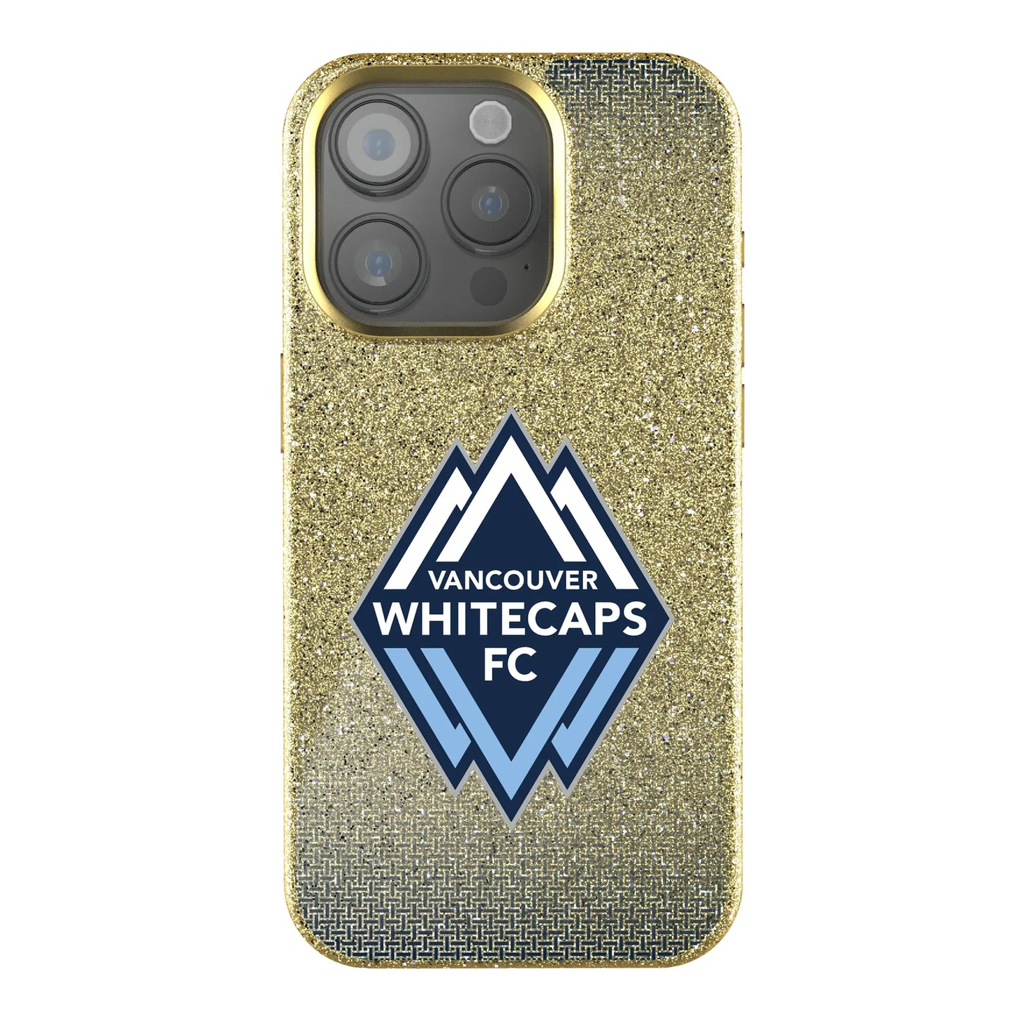 Vancouver Whitecaps Linen Bling Phone Case for Apple iPhone