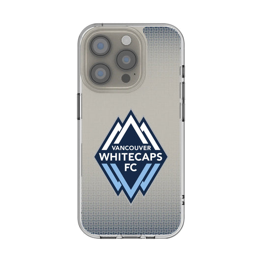 Vancouver Whitecaps Linen Clear Phone Case for Apple iPhone