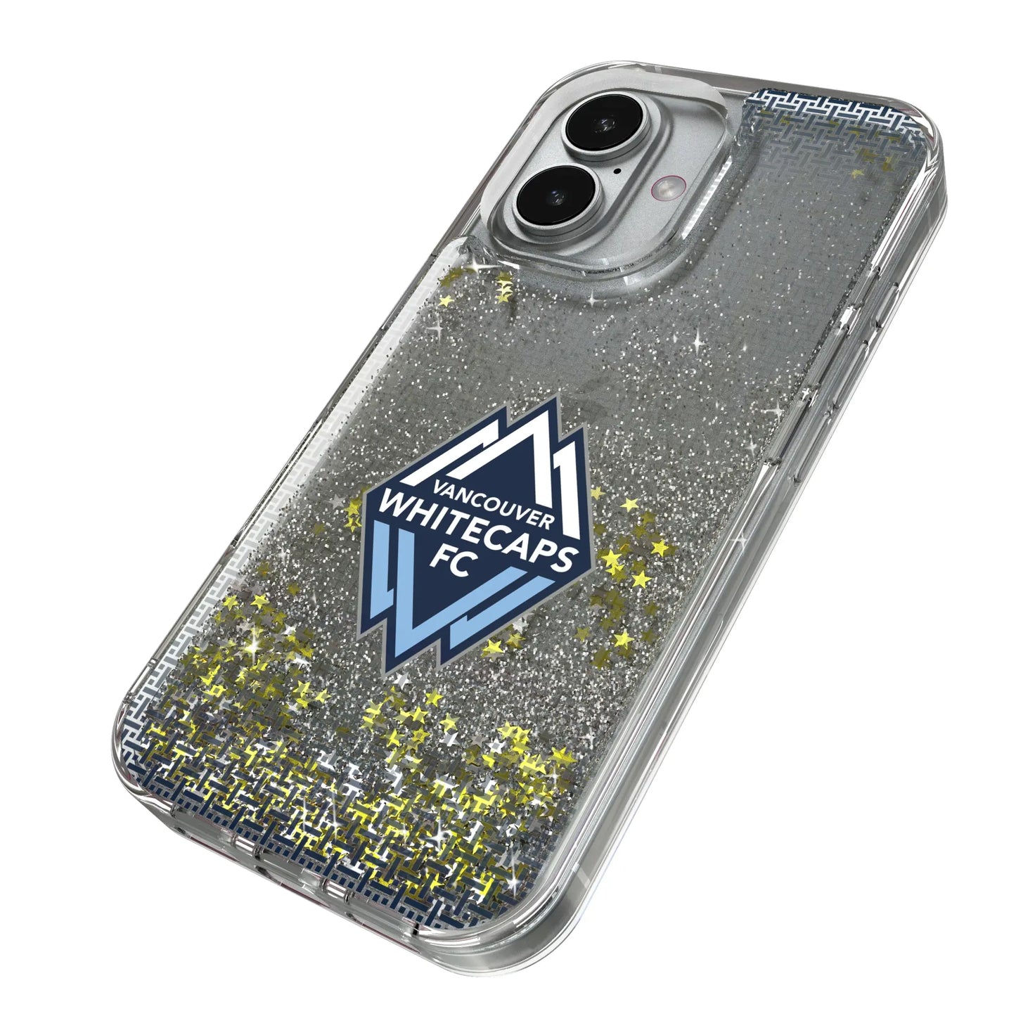 Vancouver Whitecaps Linen Glitter Phone Case for Apple iPhone
