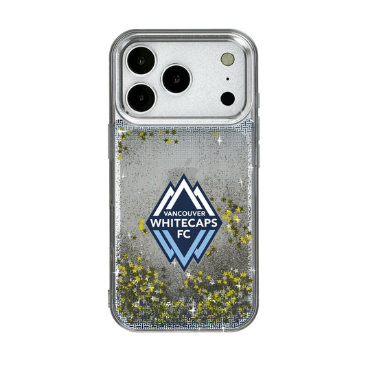 Vancouver Whitecaps Linen Glitter Phone Case for Apple iPhone