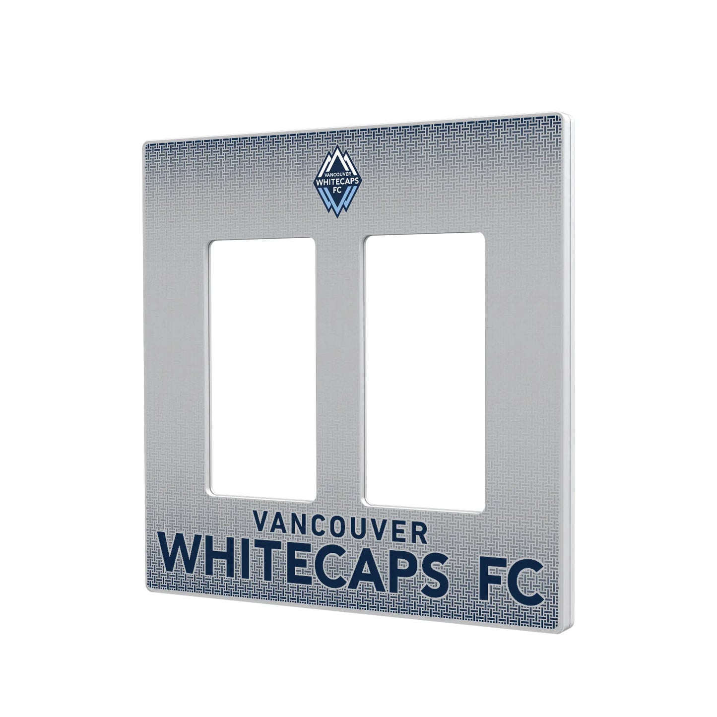 Vancouver Whitecaps Linen Hidden-Screw Light Switch Plate