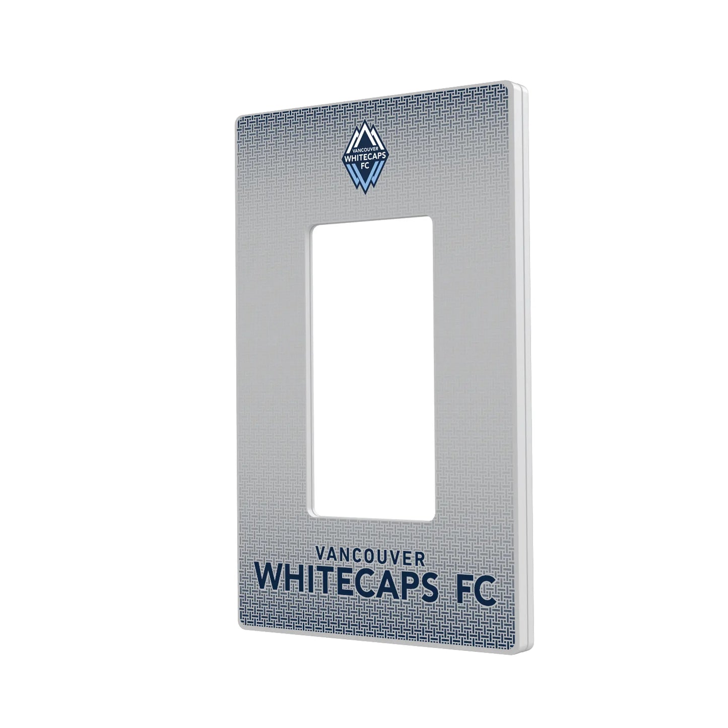 Vancouver Whitecaps Linen Hidden-Screw Light Switch Plate