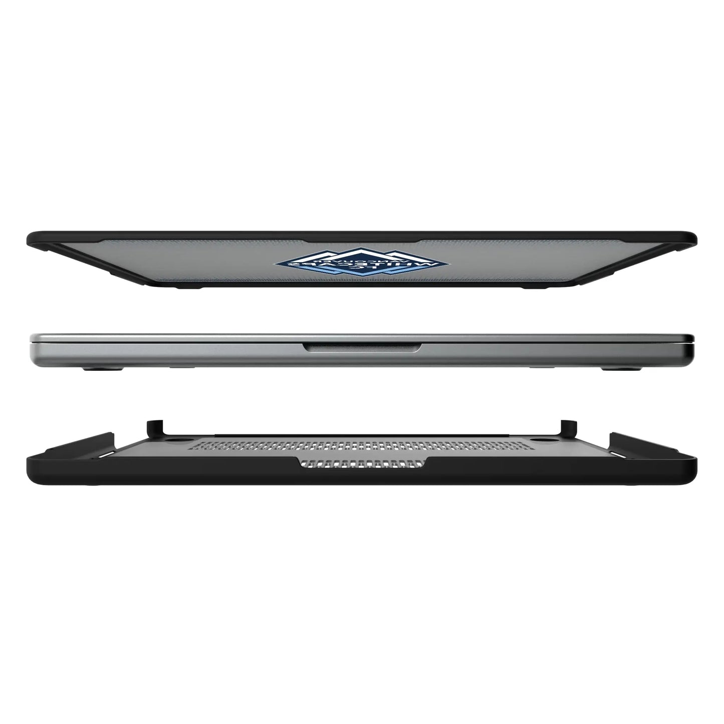 Vancouver Whitecaps Linen Laptop Case for Apple MacBook