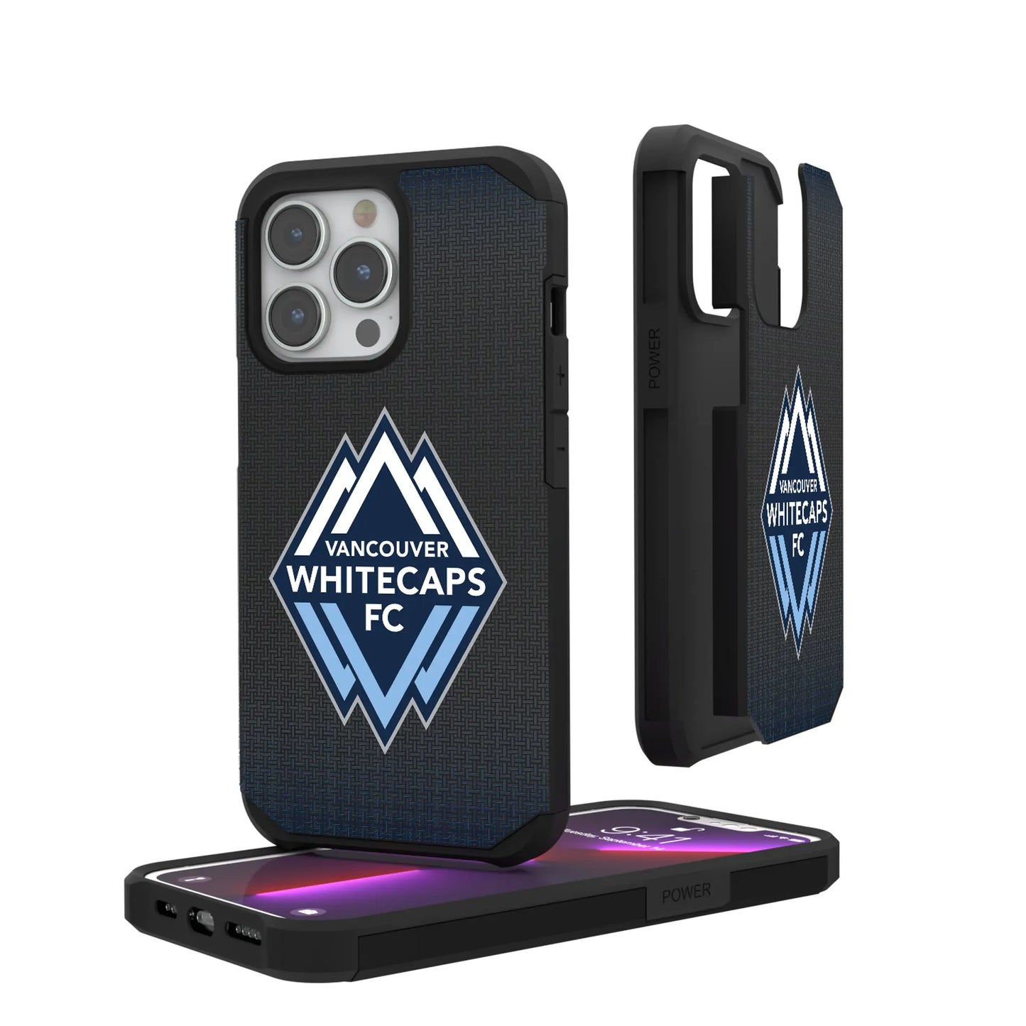 Vancouver Whitecaps Linen Rugged Phone Case for Apple iPhone
