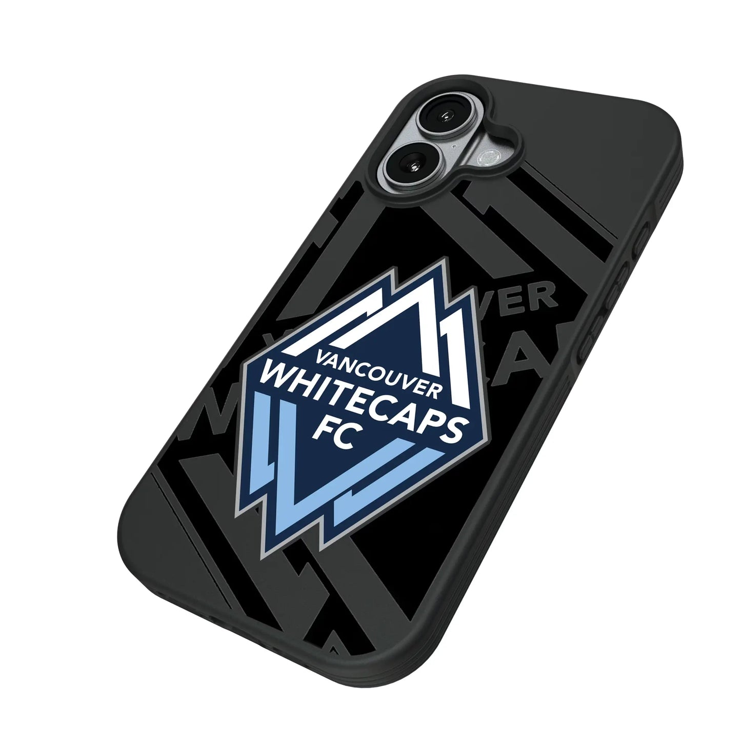 Vancouver Whitecaps Monocolor Tilt Bump Phone Case for Apple iPhone