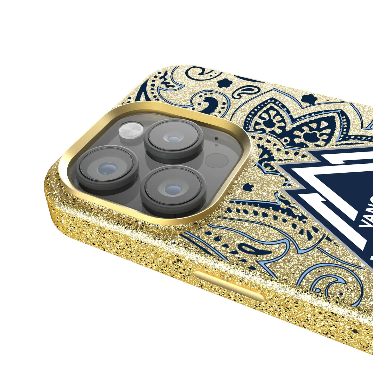 Vancouver Whitecaps Paisley Bling Phone Case for Apple iPhone