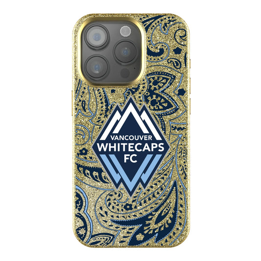Vancouver Whitecaps Paisley Bling Phone Case for Apple iPhone