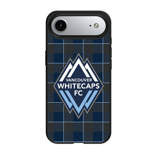 Vancouver Whitecaps Plaid MagSafe Compatible Phone Case for Apple iPhone