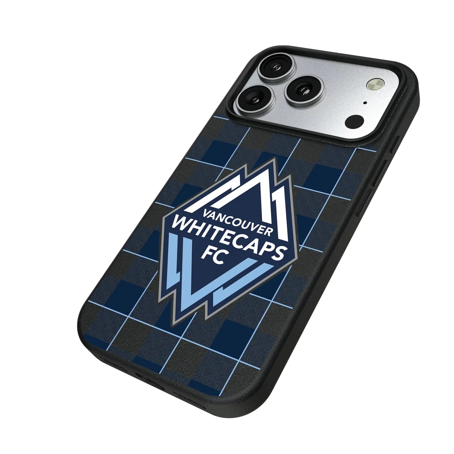 Vancouver Whitecaps Plaid MagSafe Compatible Phone Case for Apple iPhone