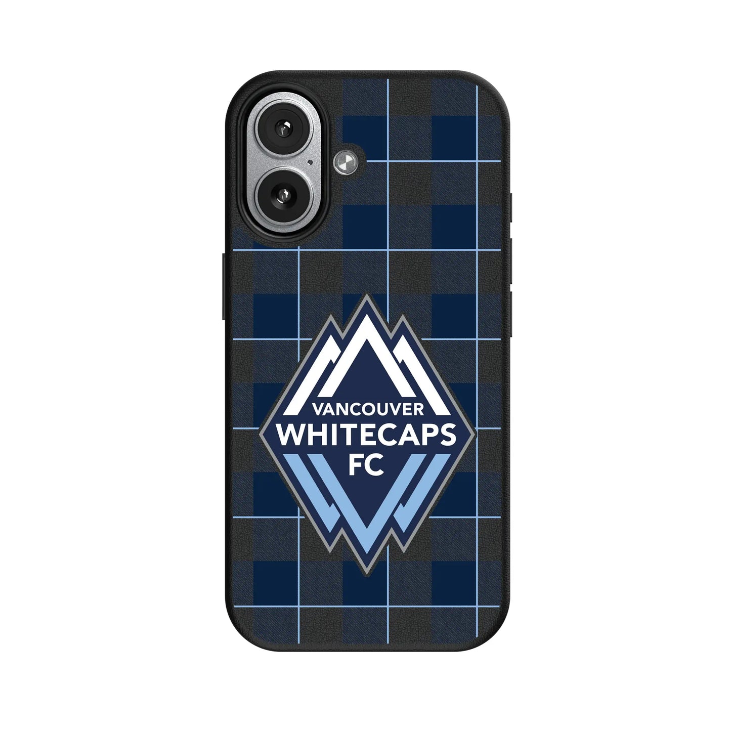 Vancouver Whitecaps Plaid MagSafe Compatible Phone Case for Apple iPhone