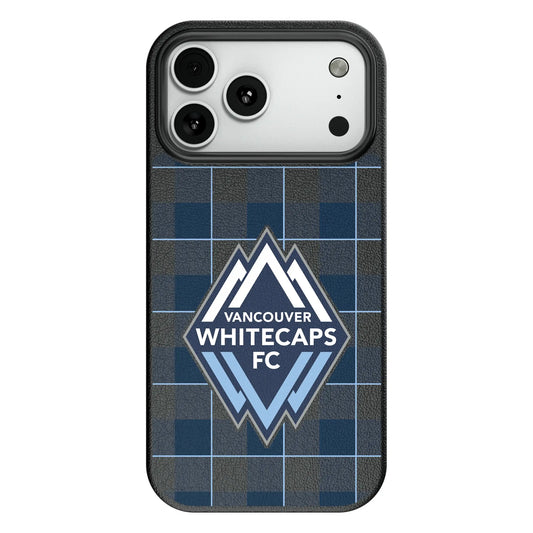 Vancouver Whitecaps Plaid MagSafe Compatible Phone Case for Apple iPhone
