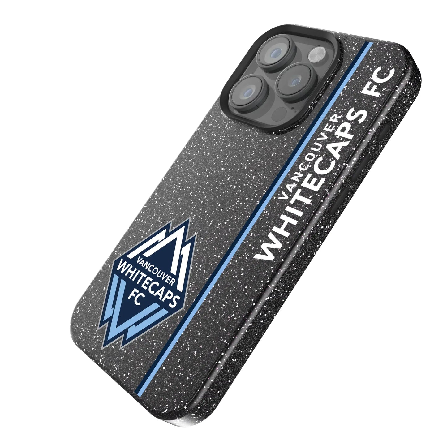 Vancouver Whitecaps Sidebar Black Bling Phone Case for Apple iPhone
