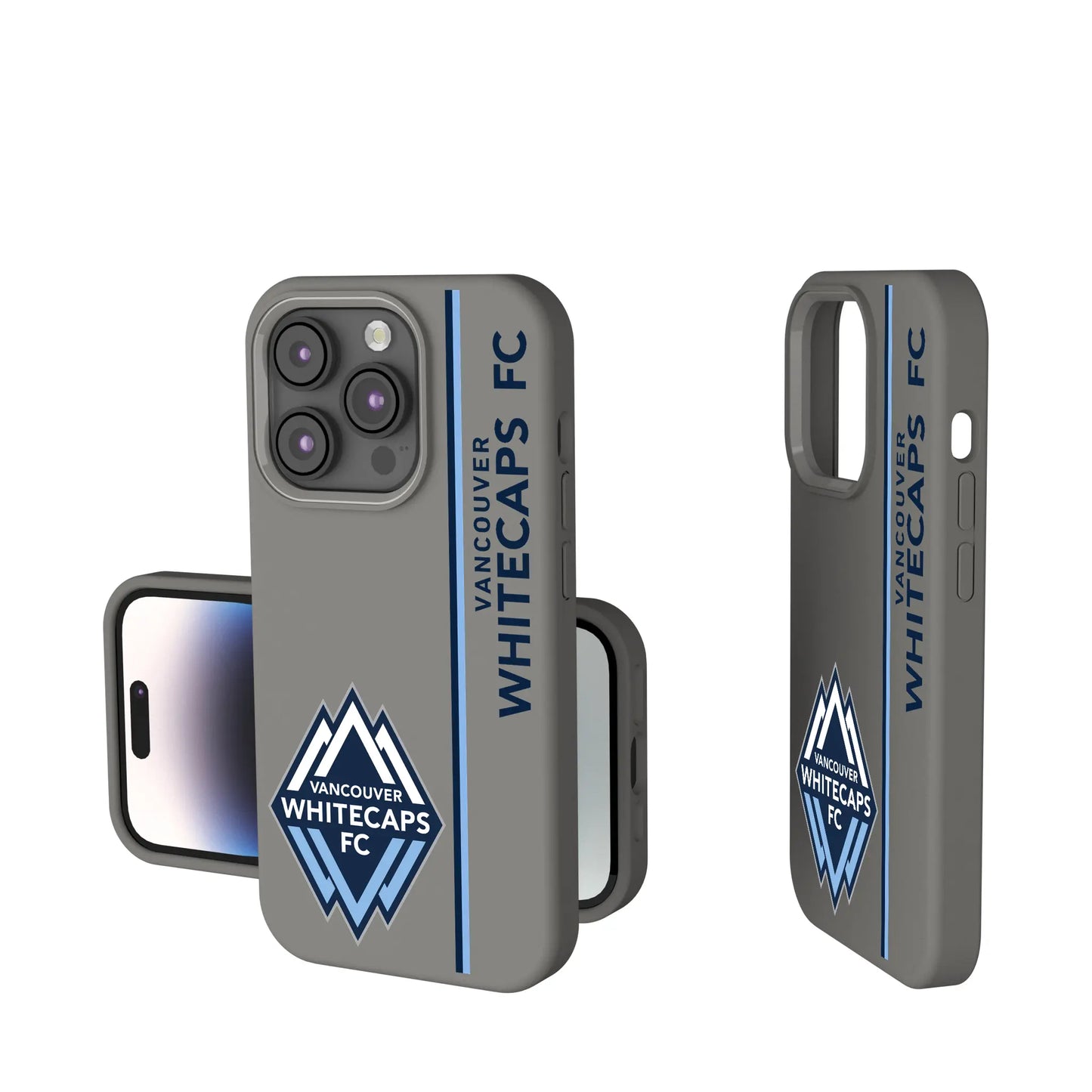 Vancouver Whitecaps Sidebar Soft Touch Phone Case for Apple iPhone