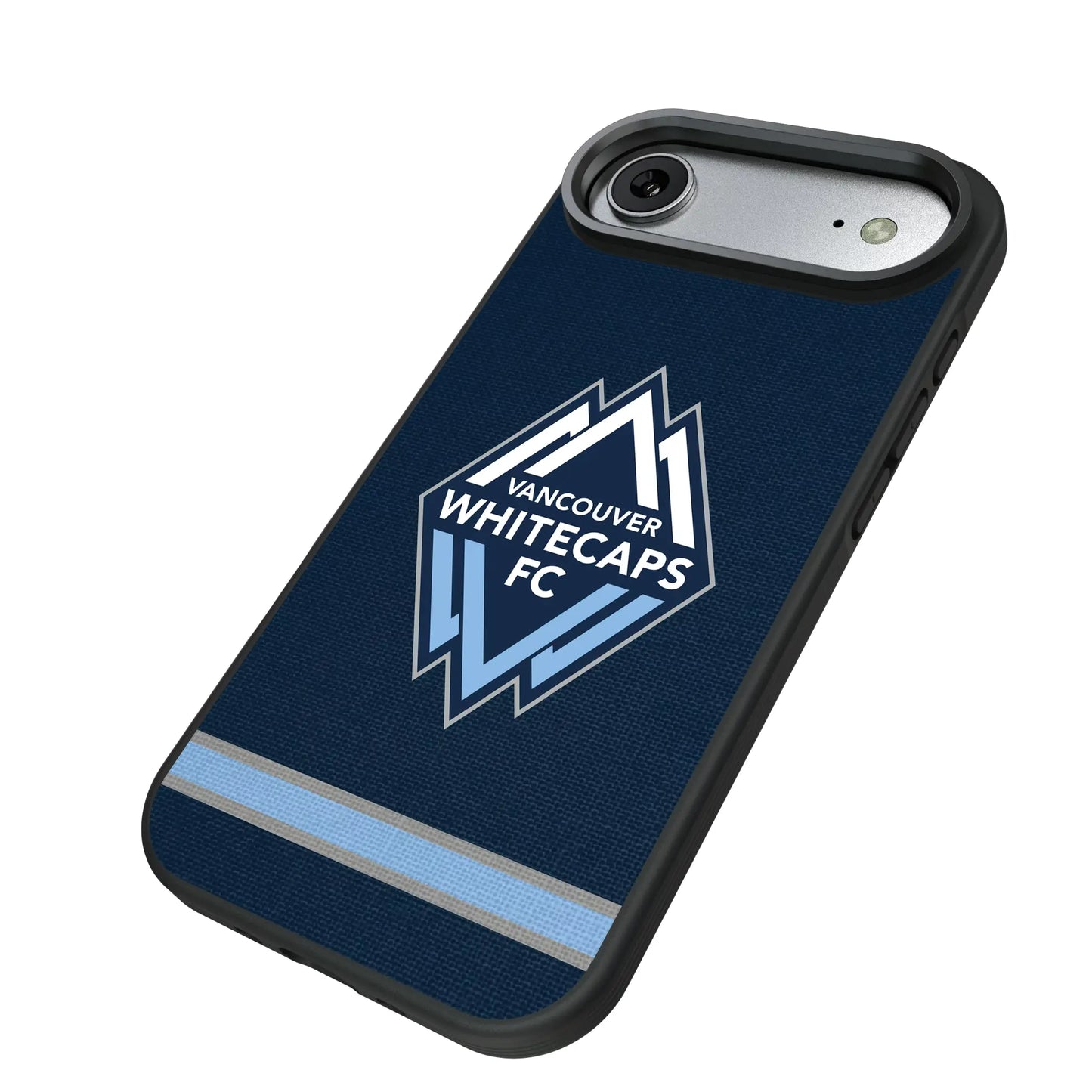 Vancouver Whitecaps Stripe Bump Phone Case for Apple iPhone
