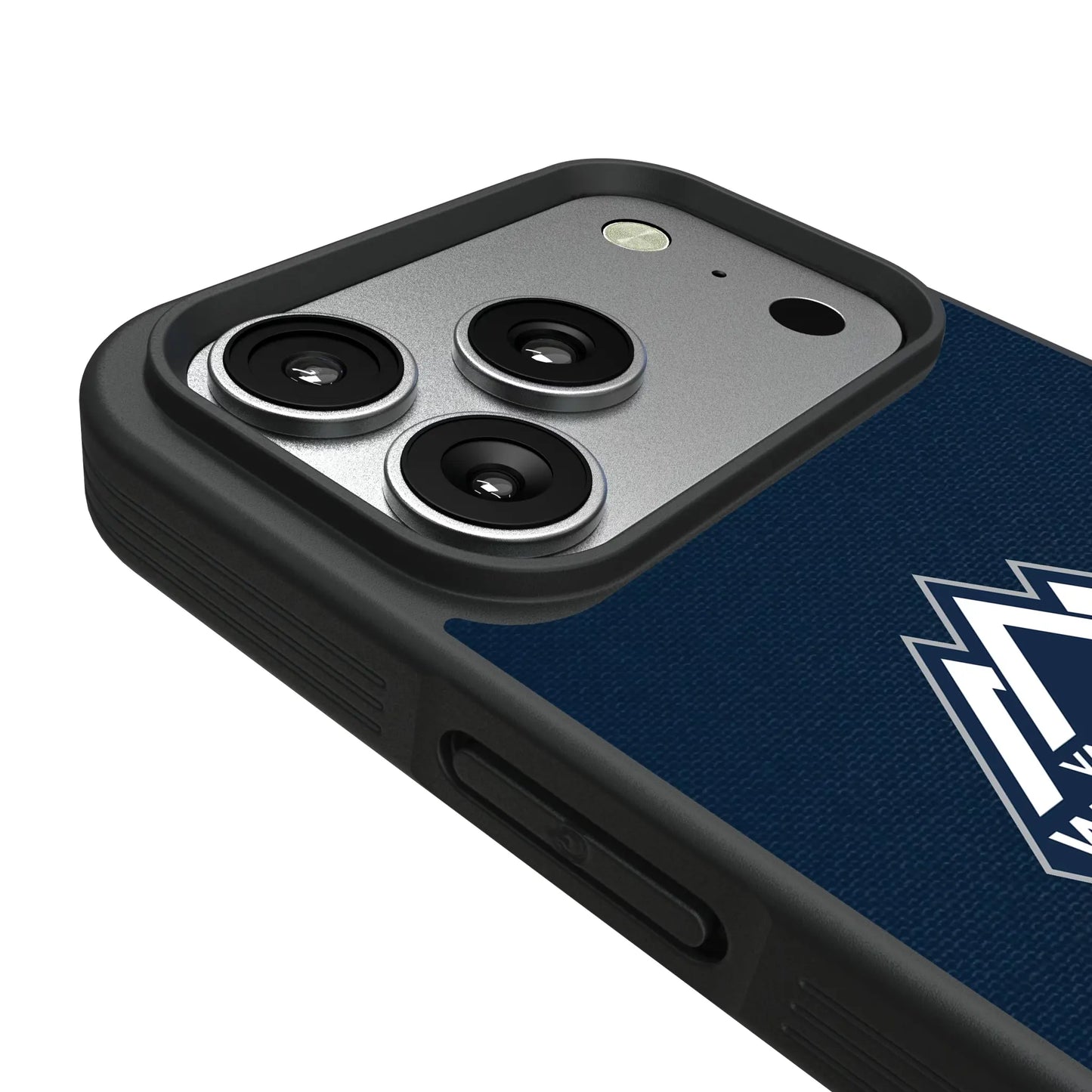 Vancouver Whitecaps Stripe Bump Phone Case for Apple iPhone