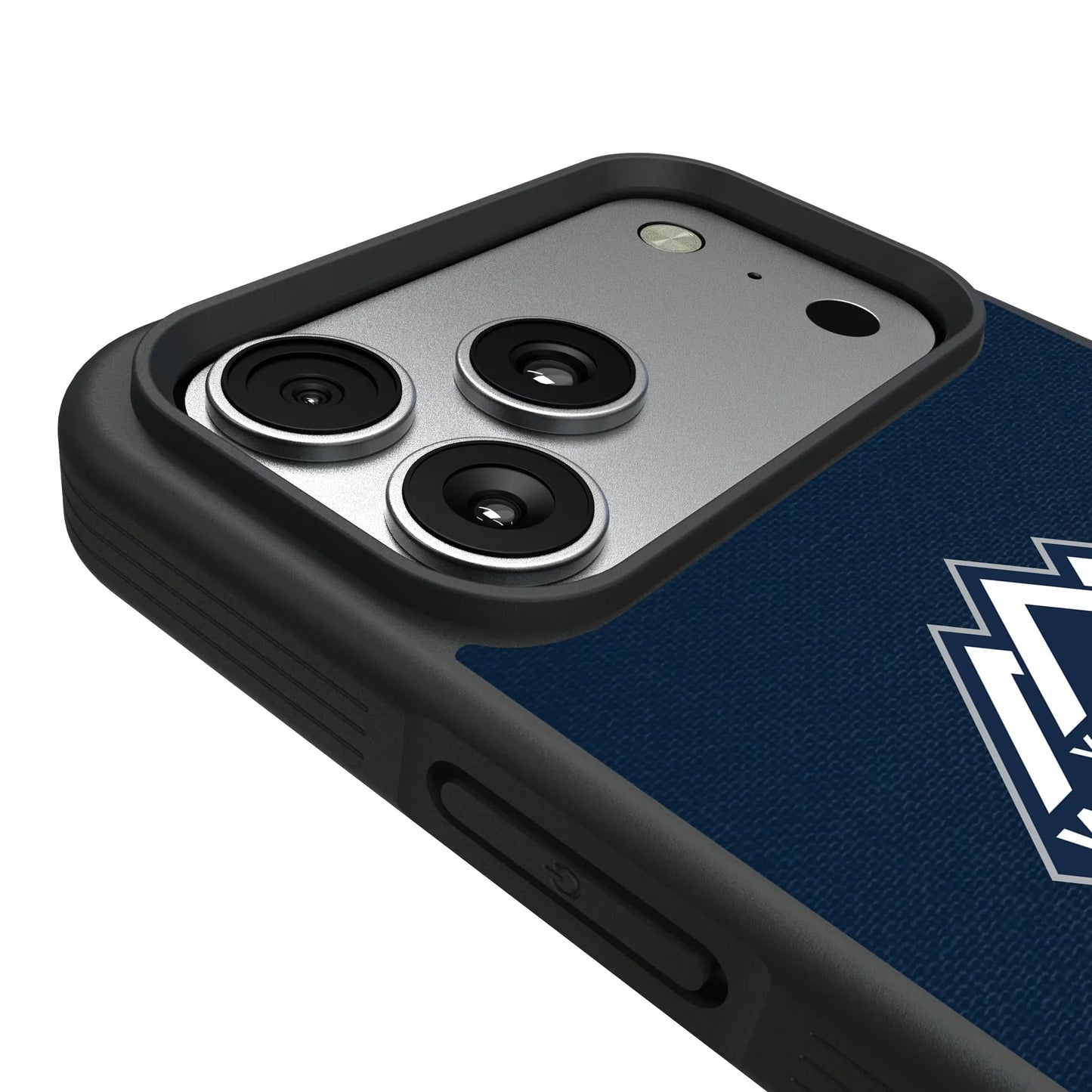 Vancouver Whitecaps Stripe Bump Phone Case for Apple iPhone