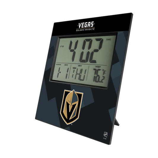 Vegas Golden Knights Color Block Wall Clock