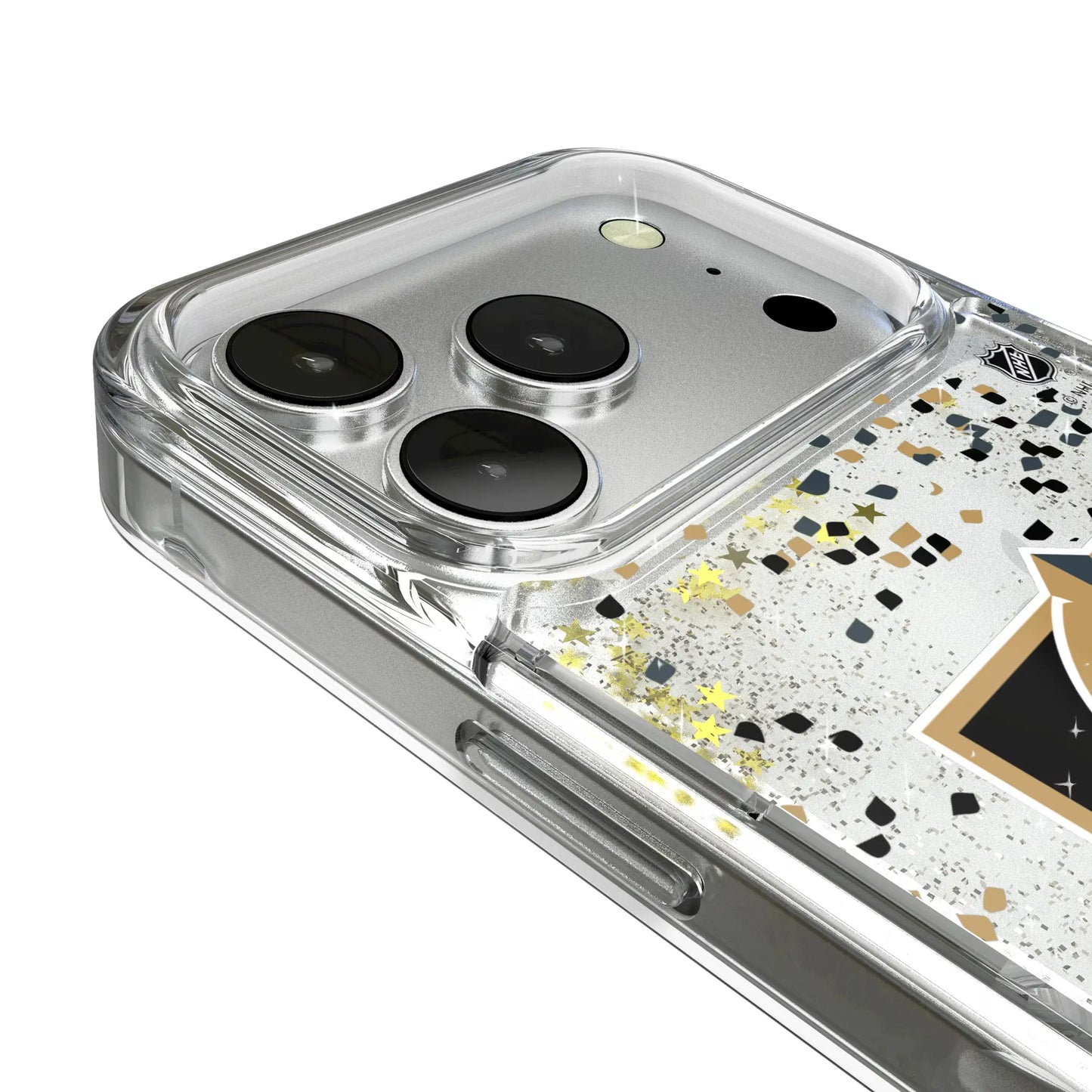 Vegas Golden Knights Confetti Glitter Phone Case for Apple iPhone