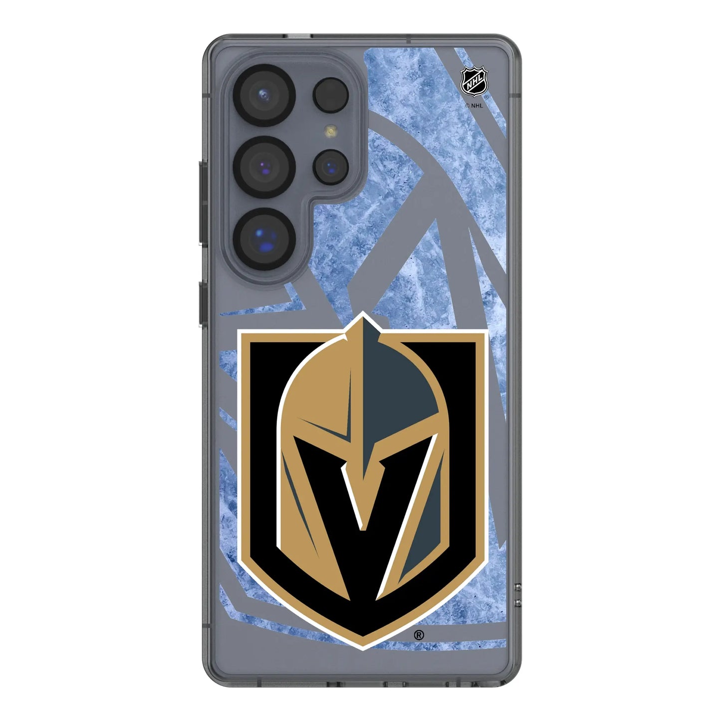 Vegas Golden Knights Ice Tilt Clear Phone Case for Samsung Galaxy