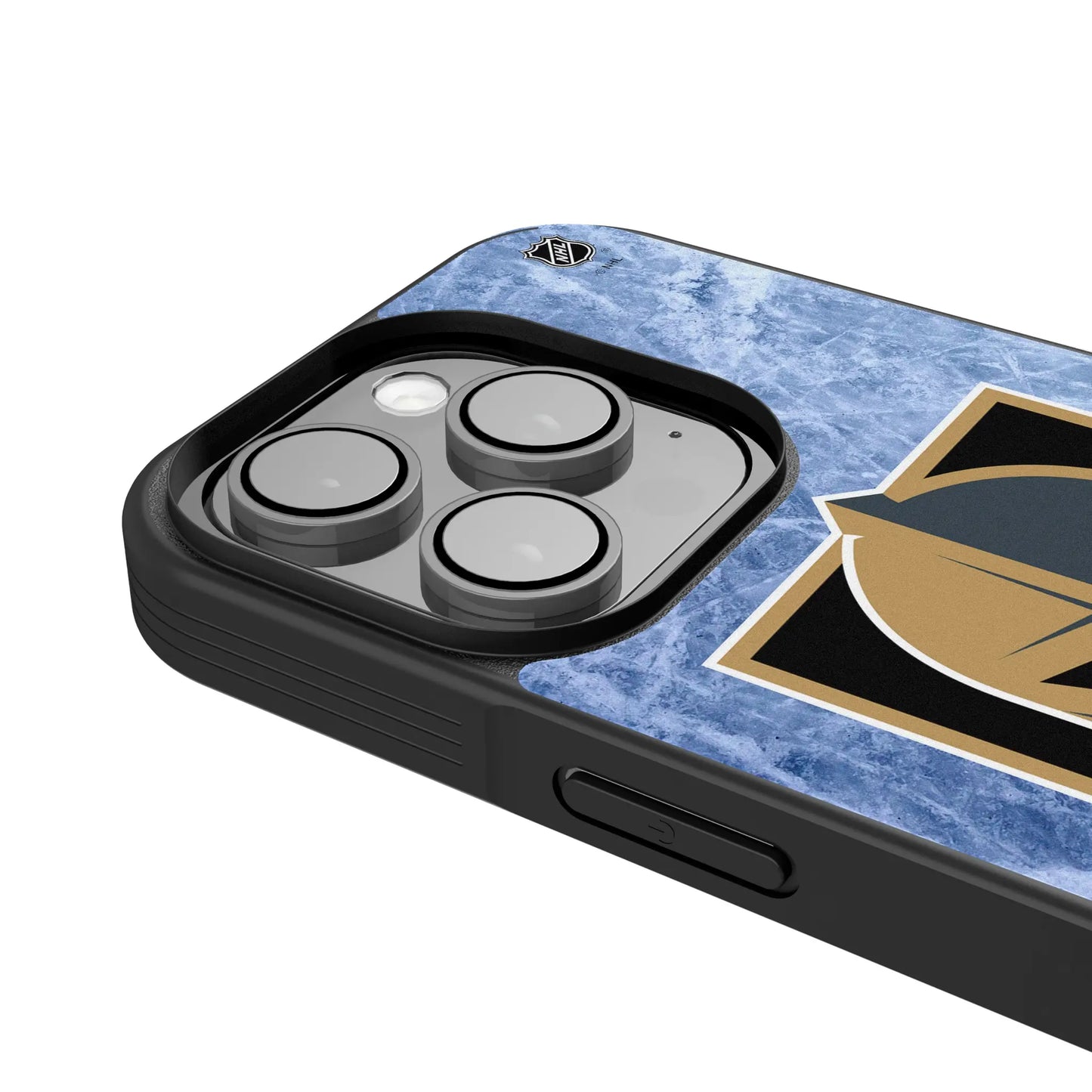 Vegas Golden Knights Ice Wordmark Bump Phone Case for Apple iPhone