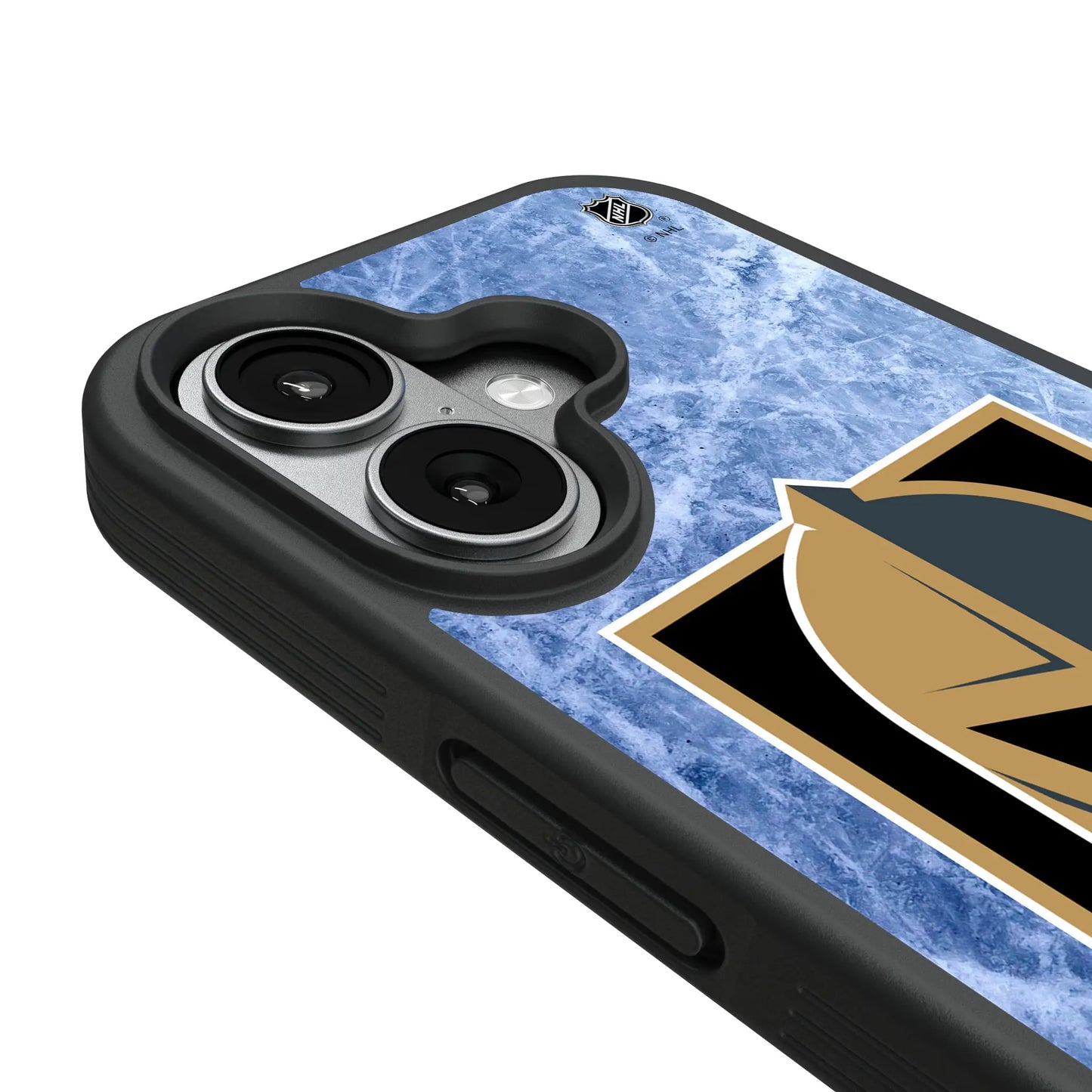 Vegas Golden Knights Ice Wordmark Bump Phone Case for Apple iPhone