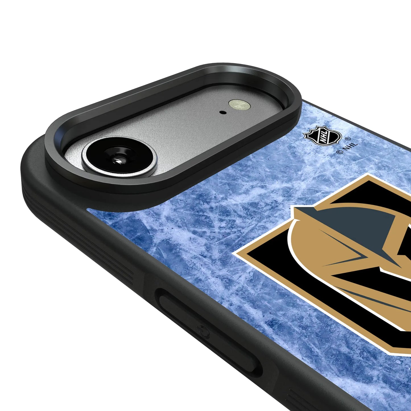 Vegas Golden Knights Ice Wordmark Bump Phone Case for Apple iPhone
