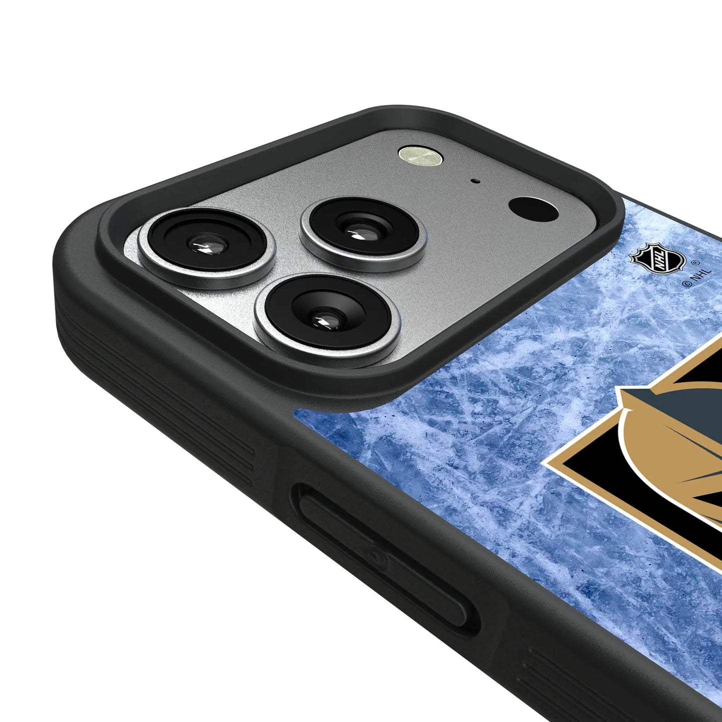 Vegas Golden Knights Ice Wordmark Bump Phone Case for Apple iPhone