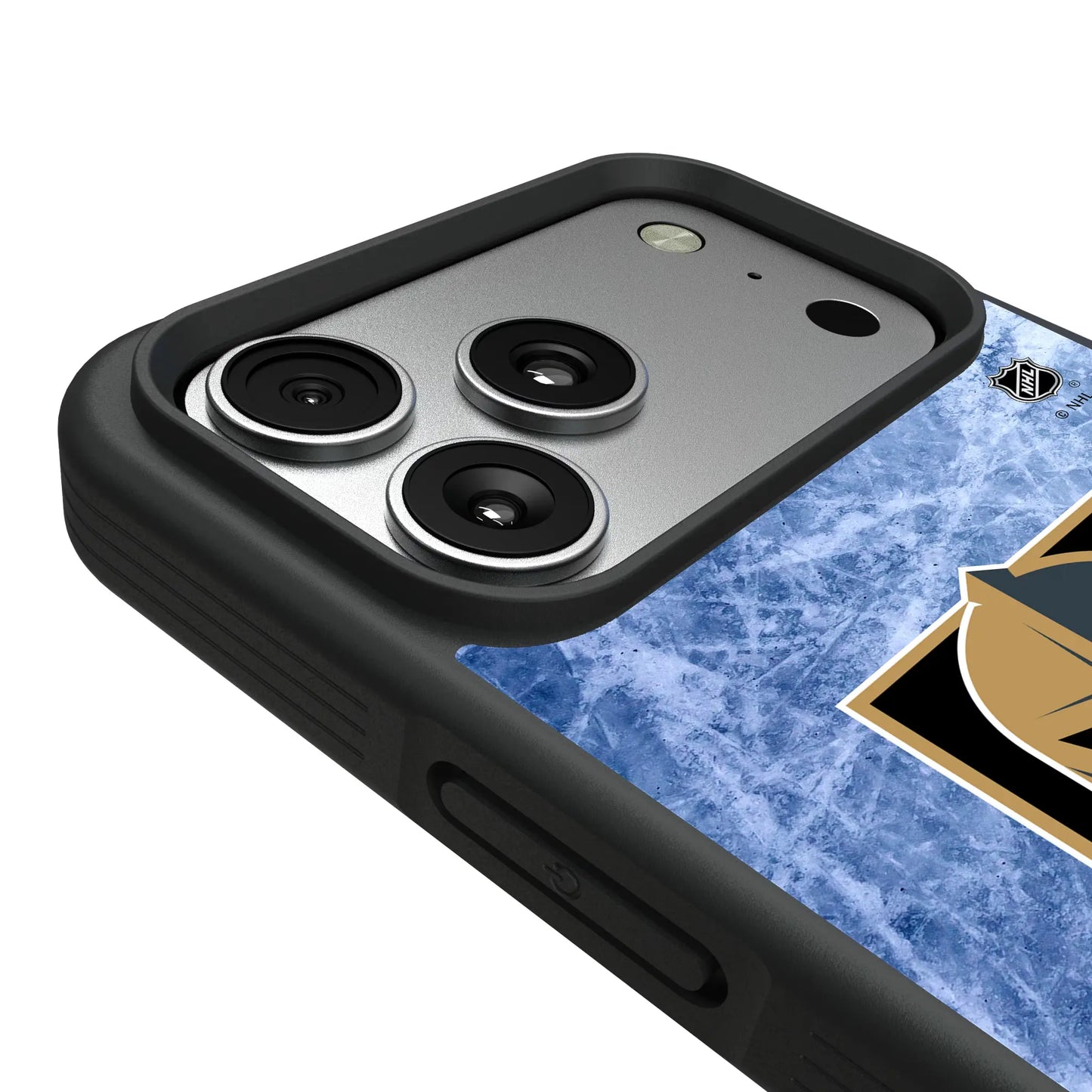 Vegas Golden Knights Ice Wordmark Bump Phone Case for Apple iPhone