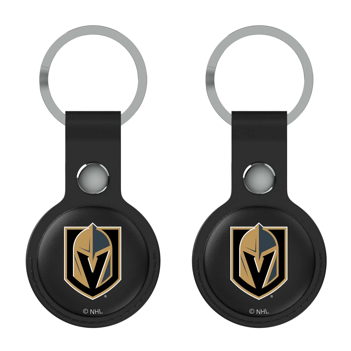 Vegas Golden Knights Insignia Black Airtag Holder 2-Pack