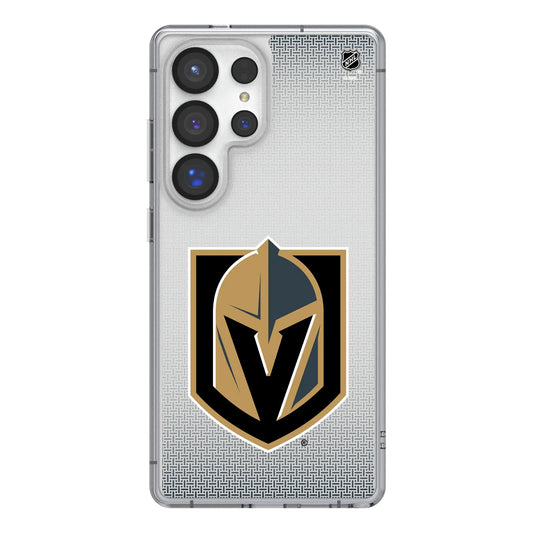 Vegas Golden Knights Linen Clear Phone Case for Samsung Galaxy
