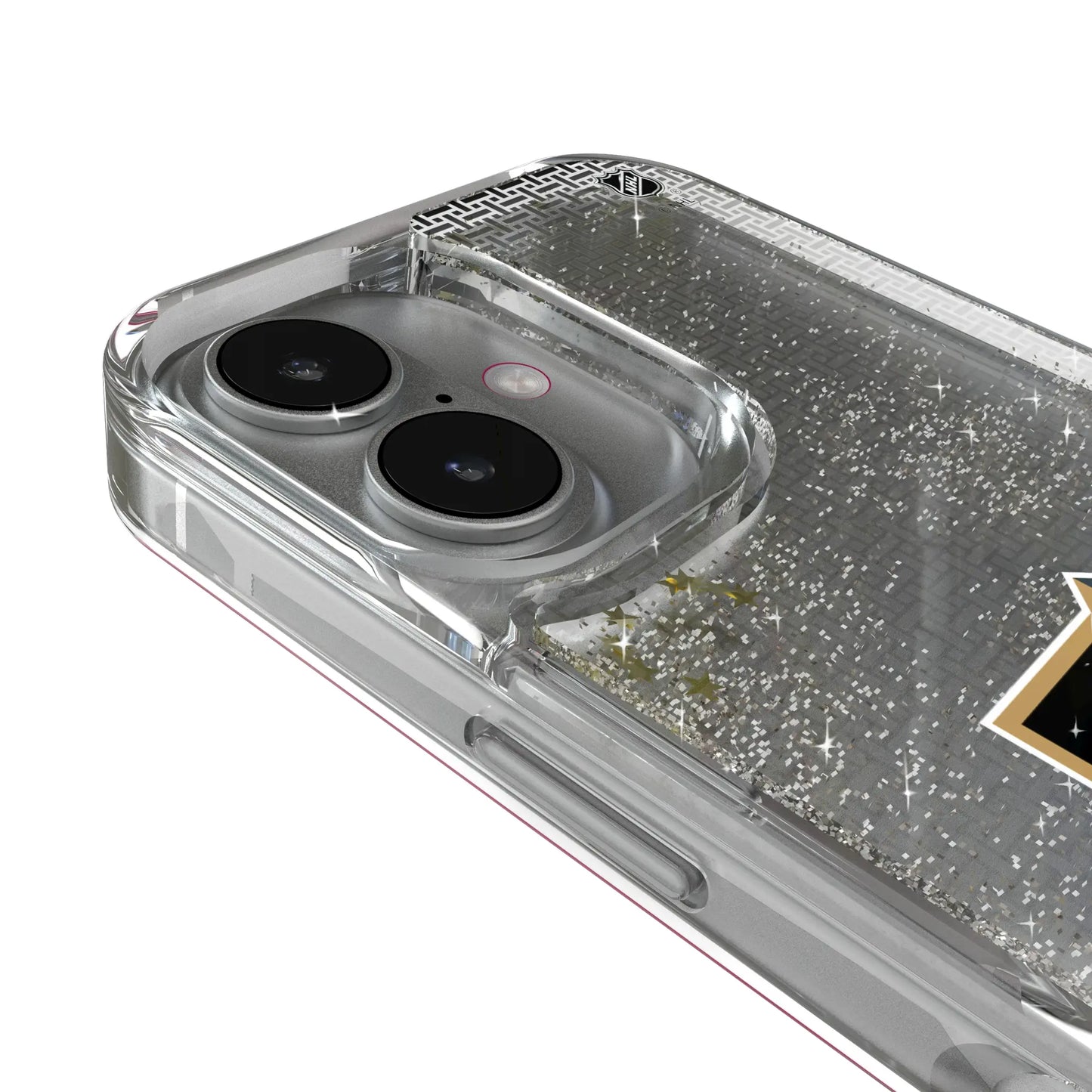 Vegas Golden Knights Linen Glitter Phone Case for Apple iPhone