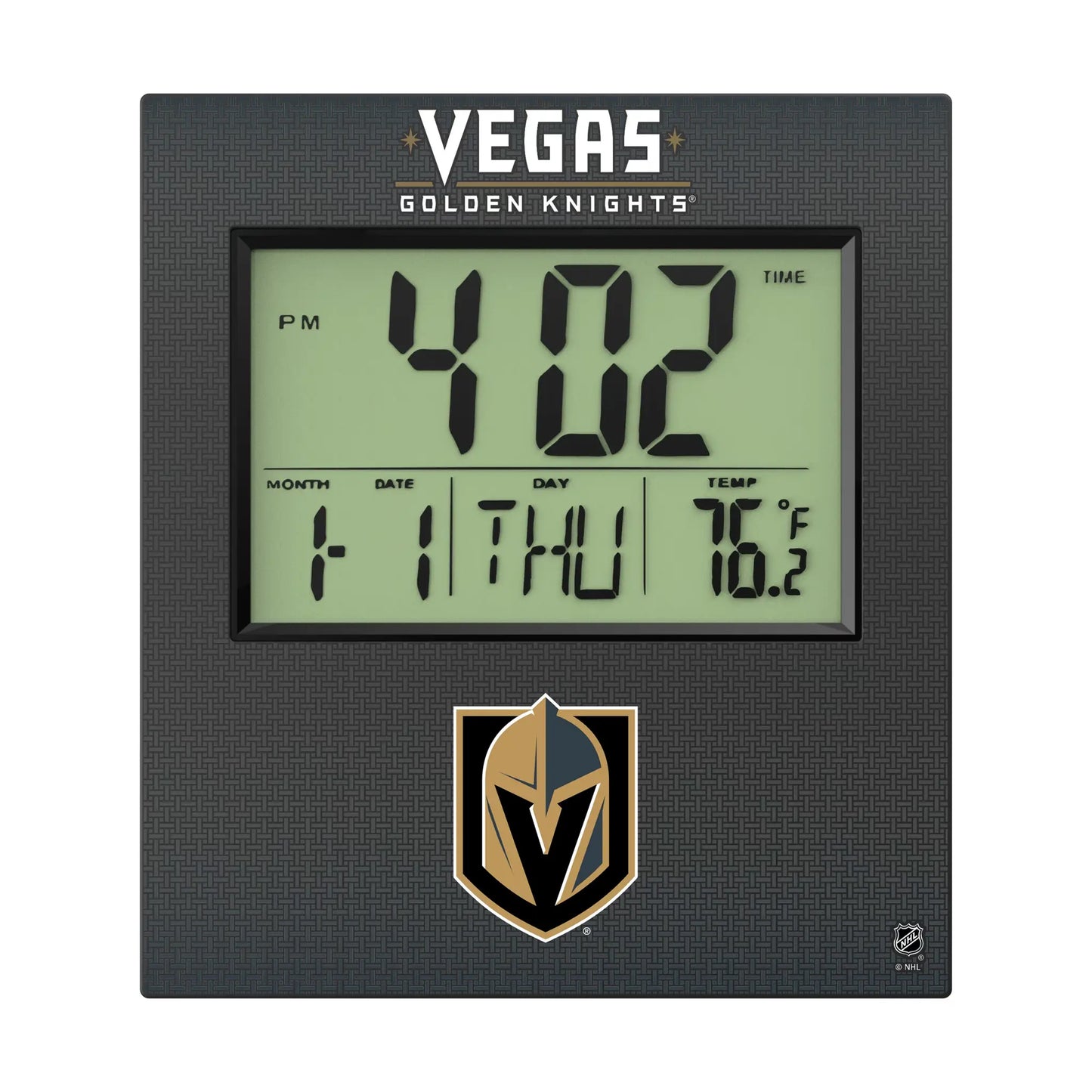 Vegas Golden Knights Linen Wall Clock