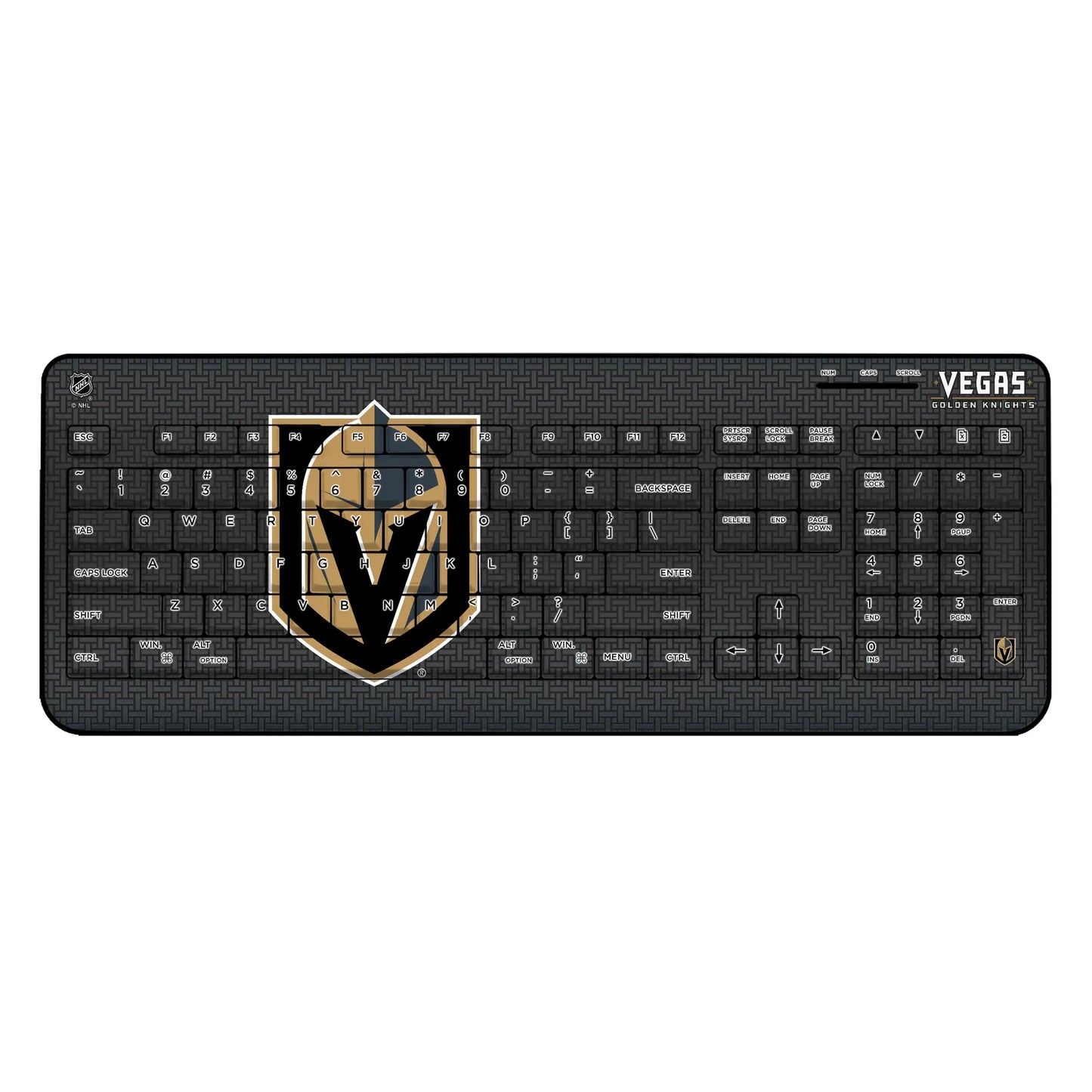 Vegas Golden Knights Linen Wireless USB Keyboard