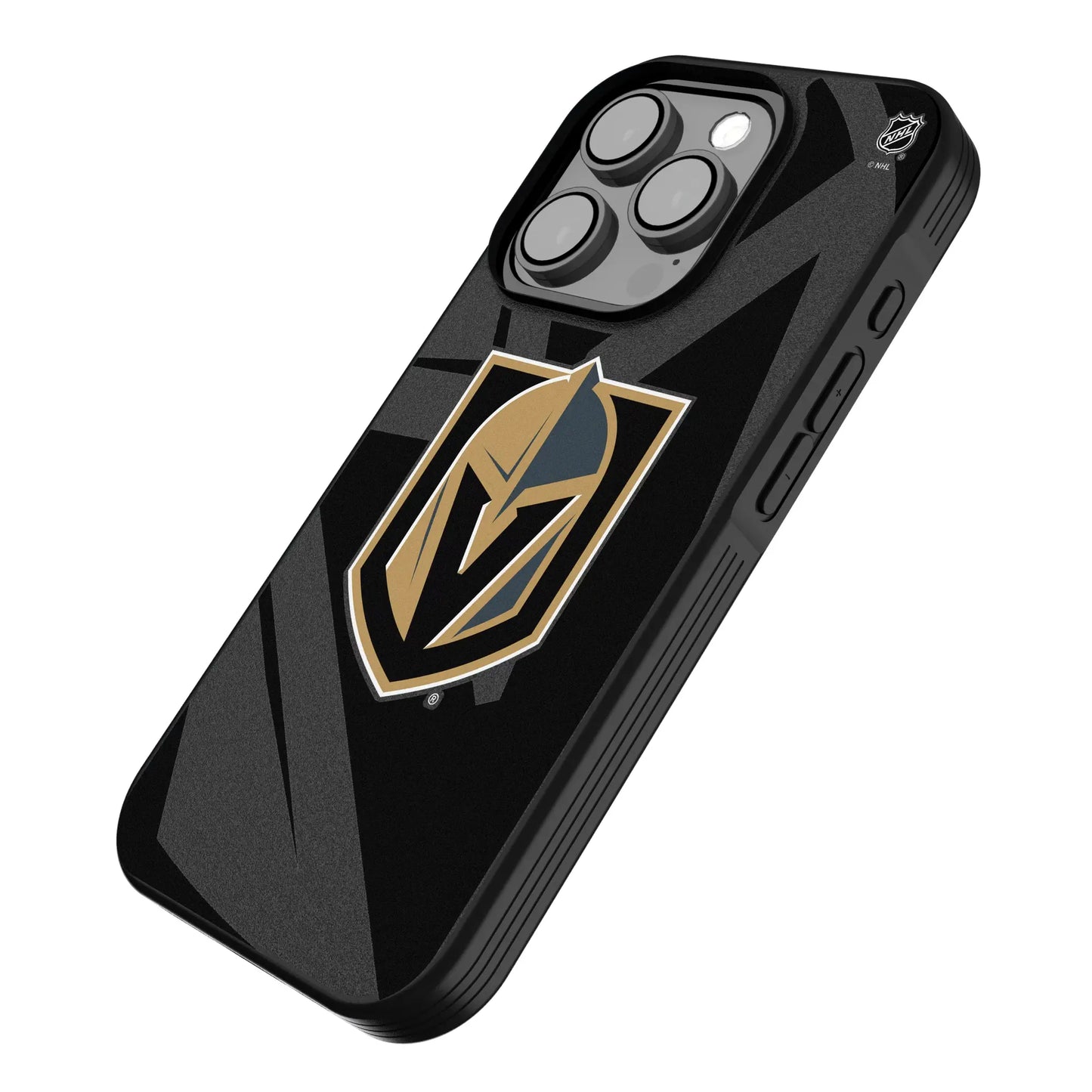 Vegas Golden Knights Monocolor Tilt Bump Phone Case for Apple iPhone