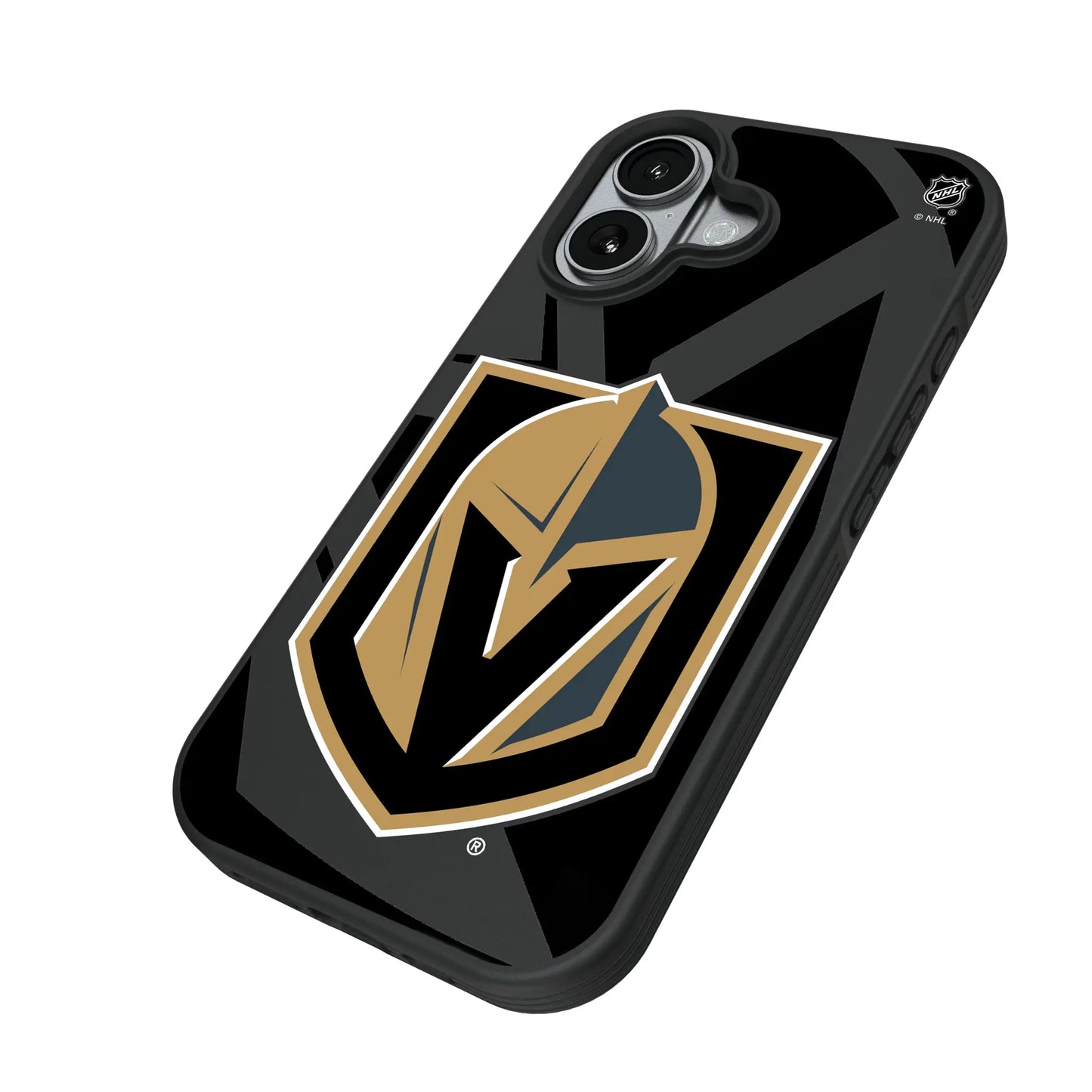Vegas Golden Knights Monocolor Tilt Bump Phone Case for Apple iPhone