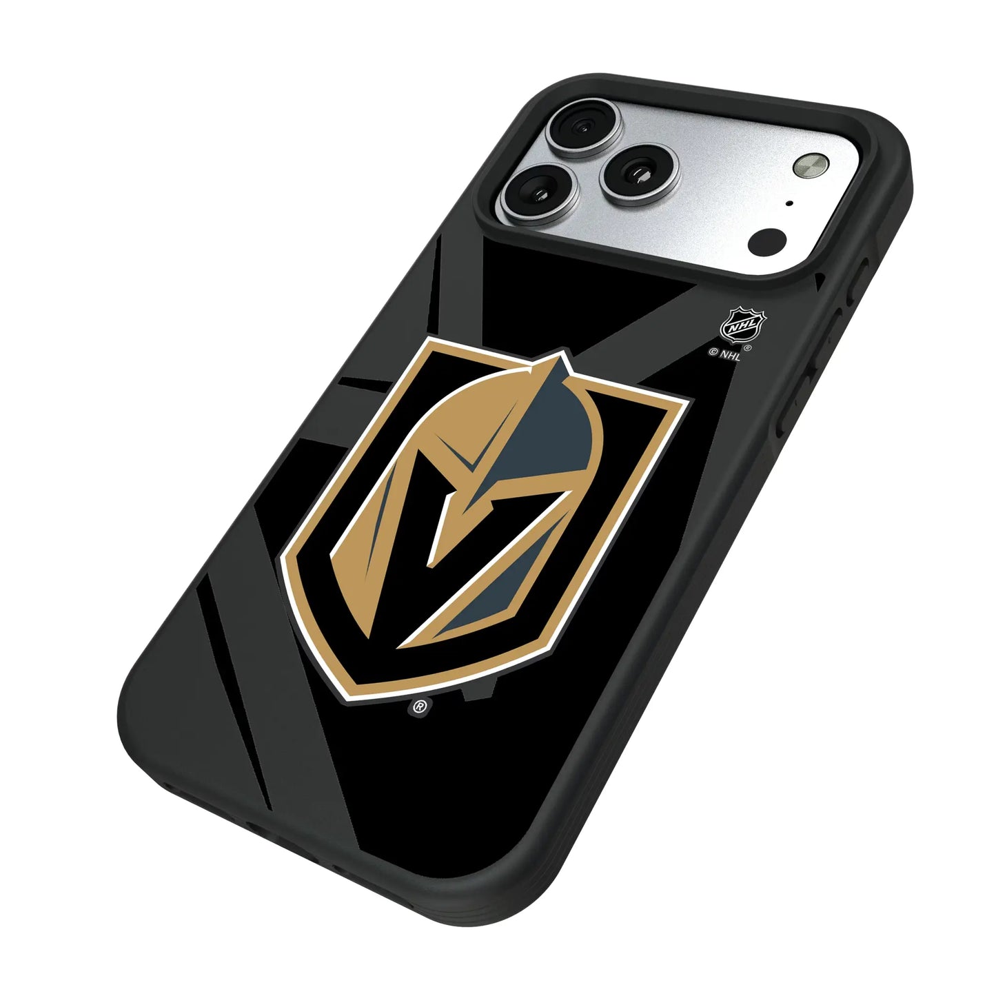 Vegas Golden Knights Monocolor Tilt Bump Phone Case for Apple iPhone
