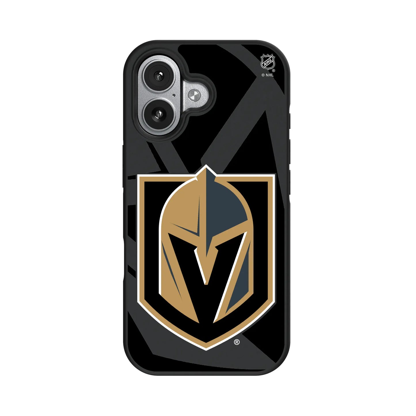 Vegas Golden Knights Monocolor Tilt Bump Phone Case for Apple iPhone