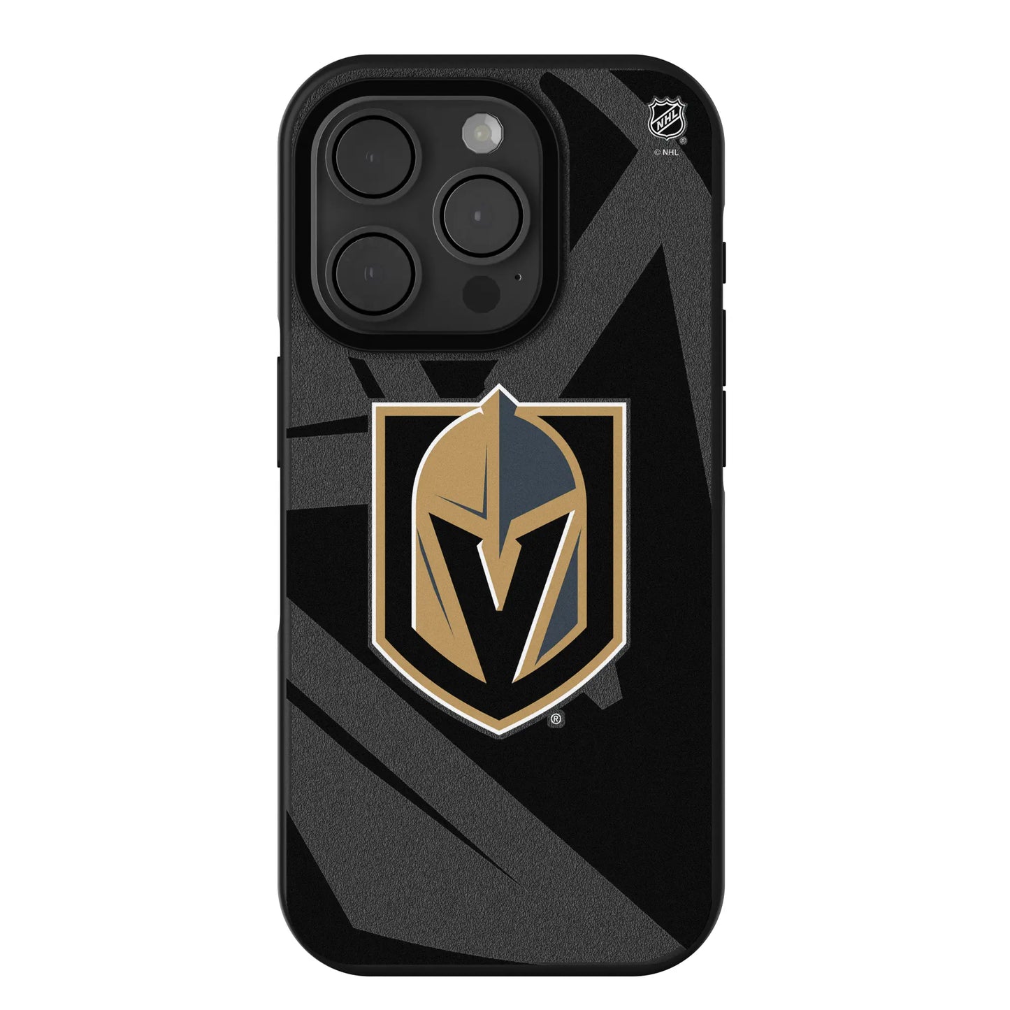 Vegas Golden Knights Monocolor Tilt Bump Phone Case for Apple iPhone