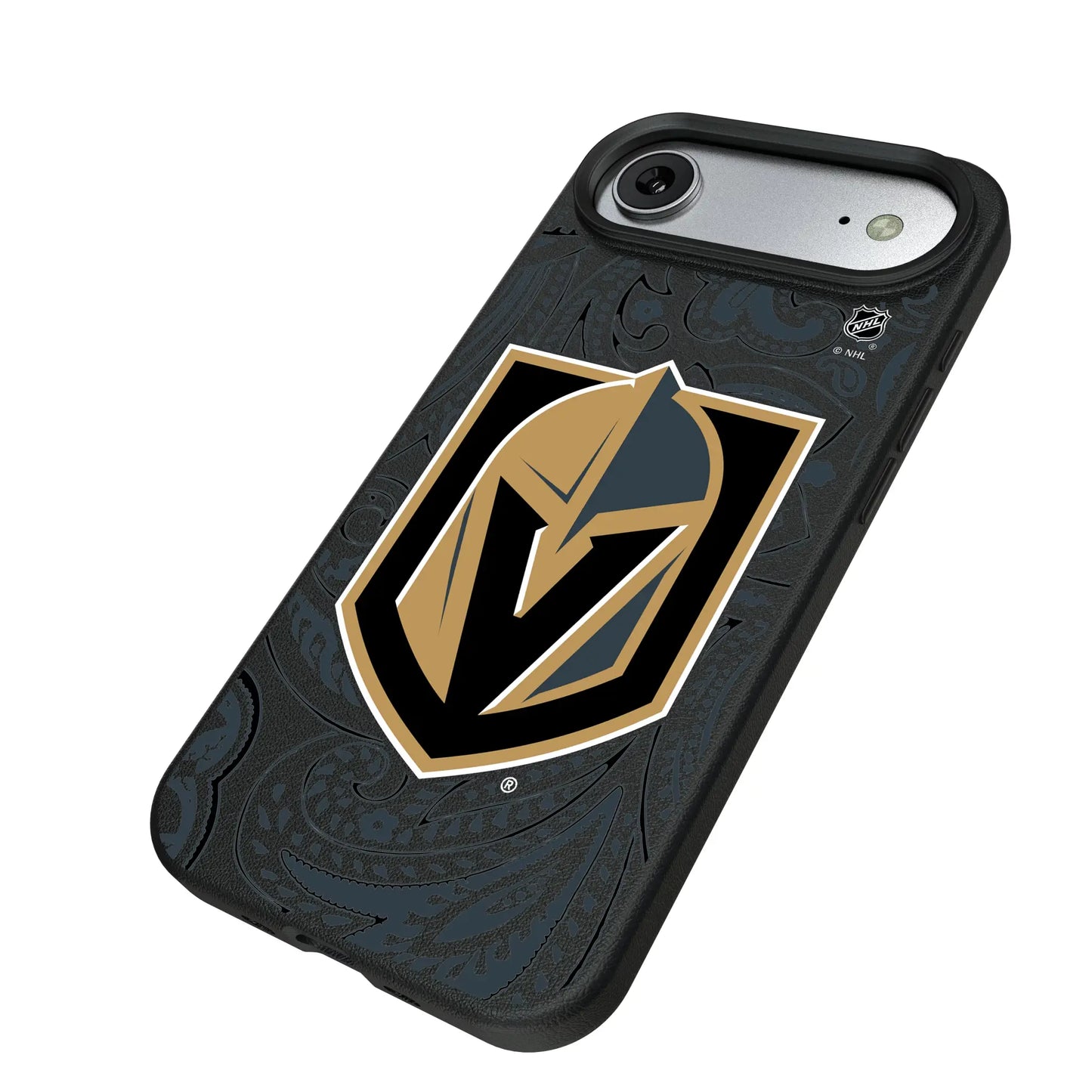 Vegas Golden Knights Paisley MagSafe Compatible Phone Case for Apple iPhone