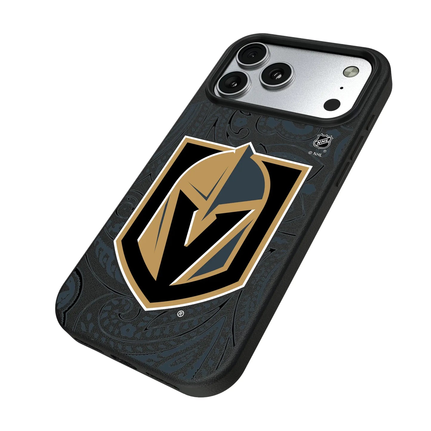 Vegas Golden Knights Paisley MagSafe Compatible Phone Case for Apple iPhone