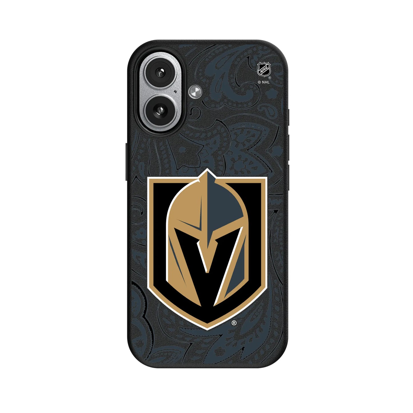 Vegas Golden Knights Paisley MagSafe Compatible Phone Case for Apple iPhone
