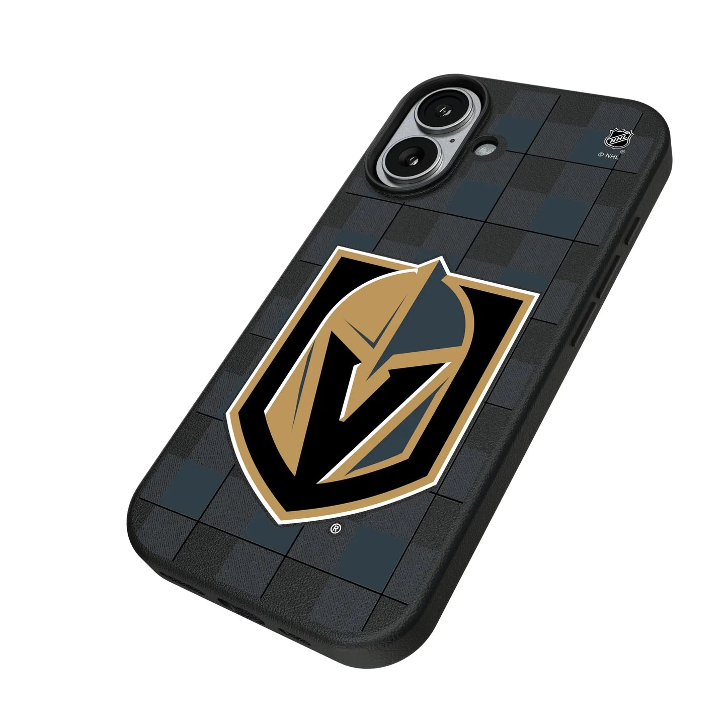 Vegas Golden Knights Plaid MagSafe Compatible Phone Case for Apple iPhone
