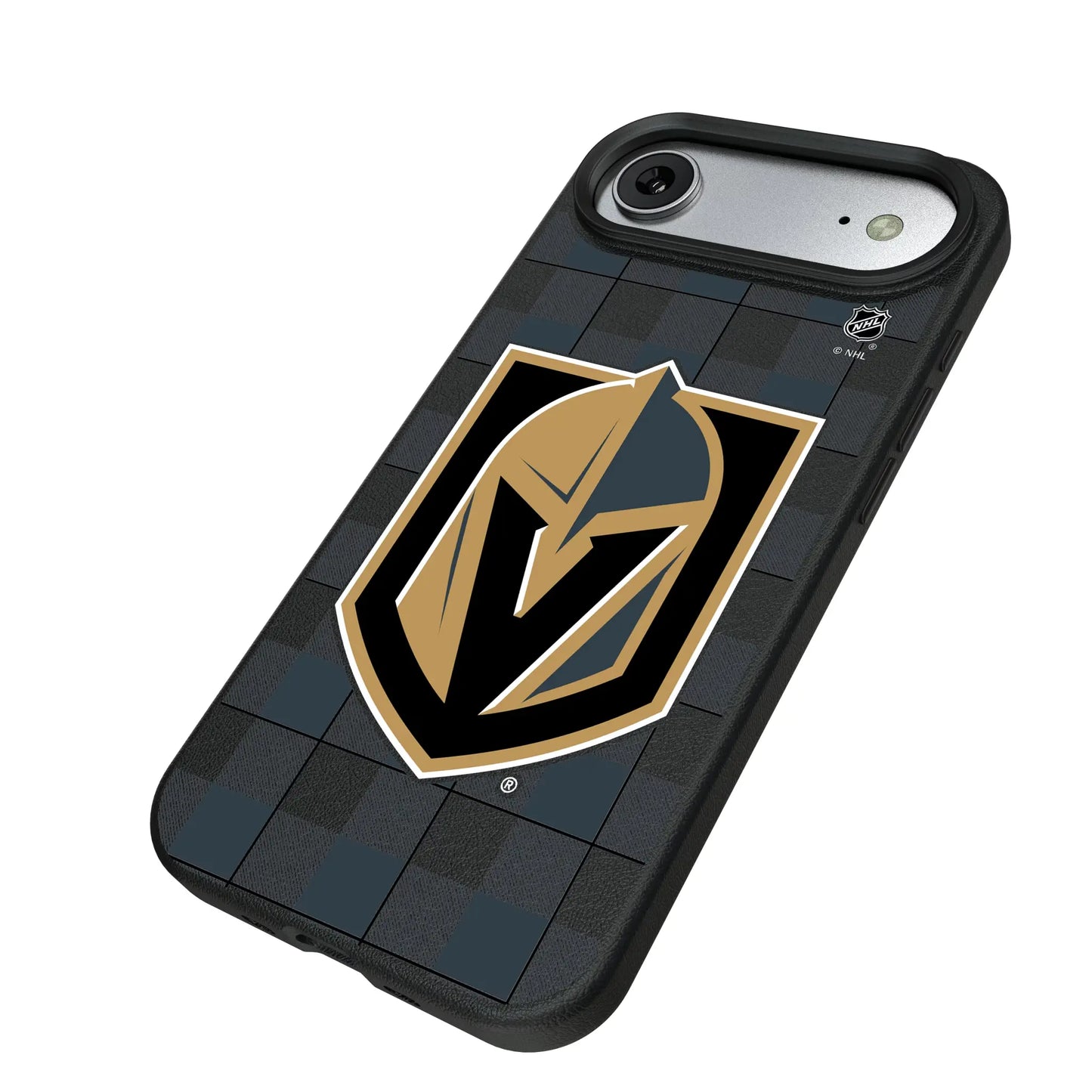 Vegas Golden Knights Plaid MagSafe Compatible Phone Case for Apple iPhone