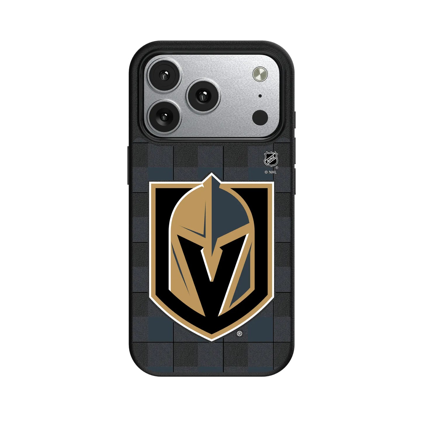 Vegas Golden Knights Plaid MagSafe Compatible Phone Case for Apple iPhone