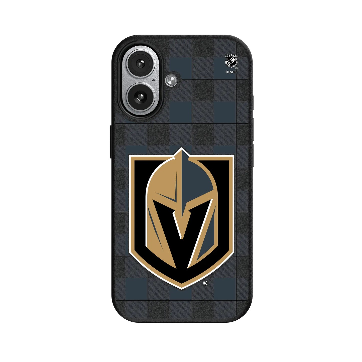 Vegas Golden Knights Plaid MagSafe Compatible Phone Case for Apple iPhone