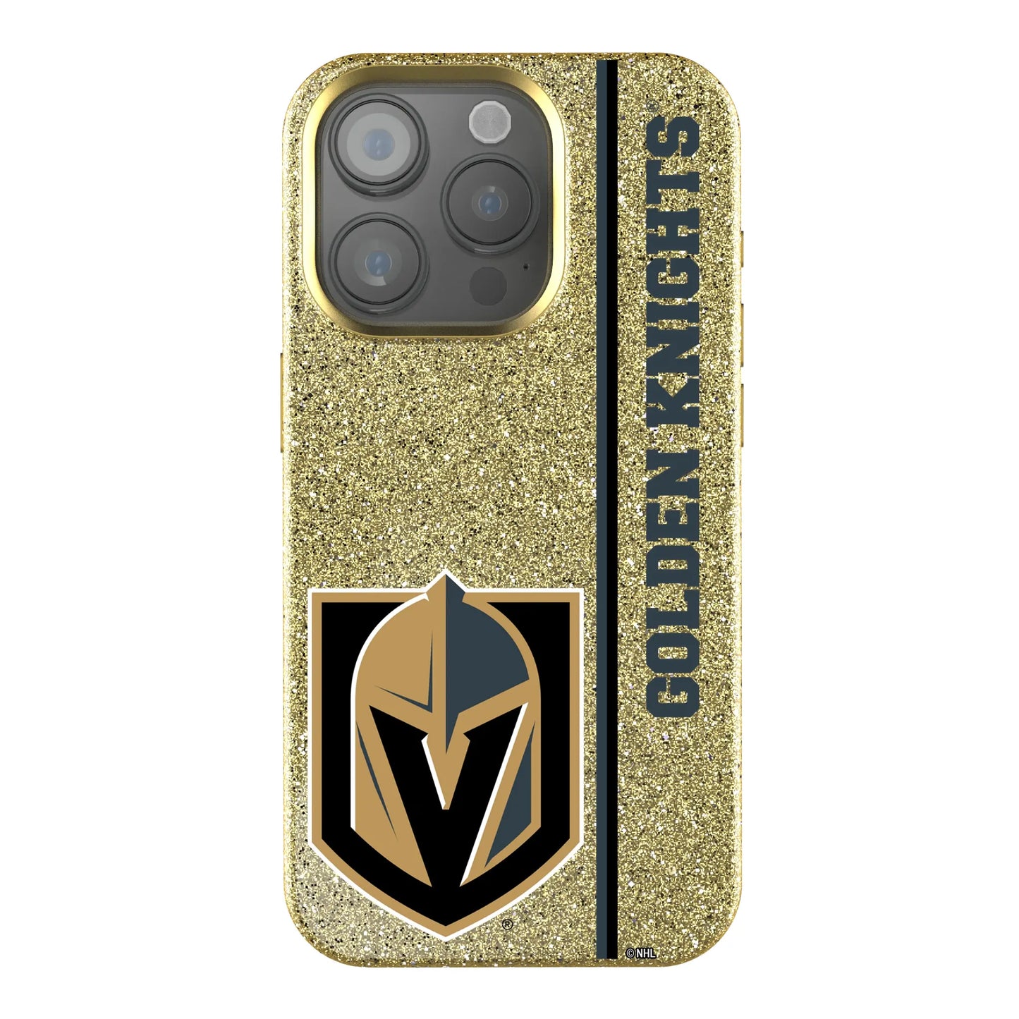 Vegas Golden Knights Sidebar Bling Phone Case for Apple iPhone
