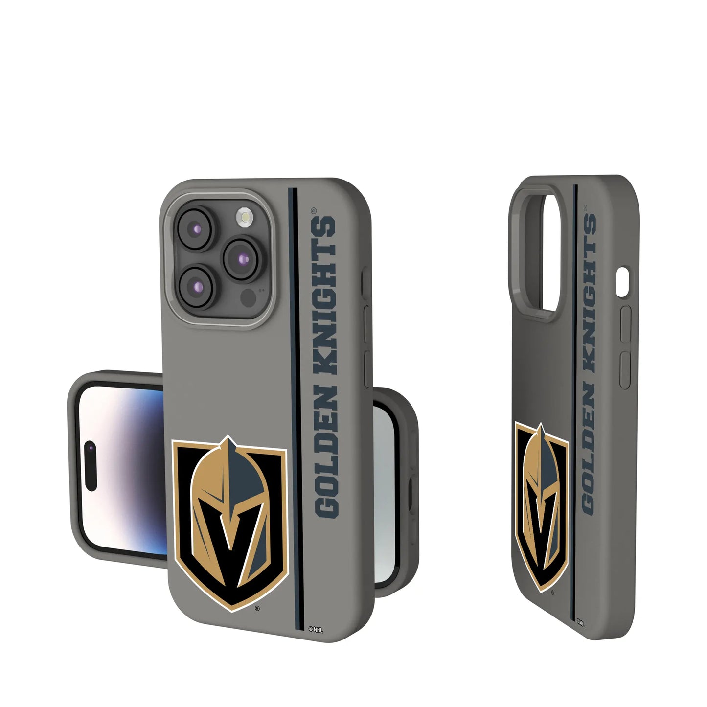 Vegas Golden Knights Sidebar Soft Touch Phone Case for Apple iPhone